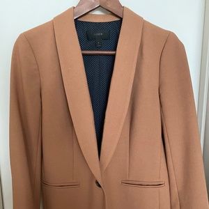 J.Crew Parke Blazer Size 2 Cognac/Camel/Brown